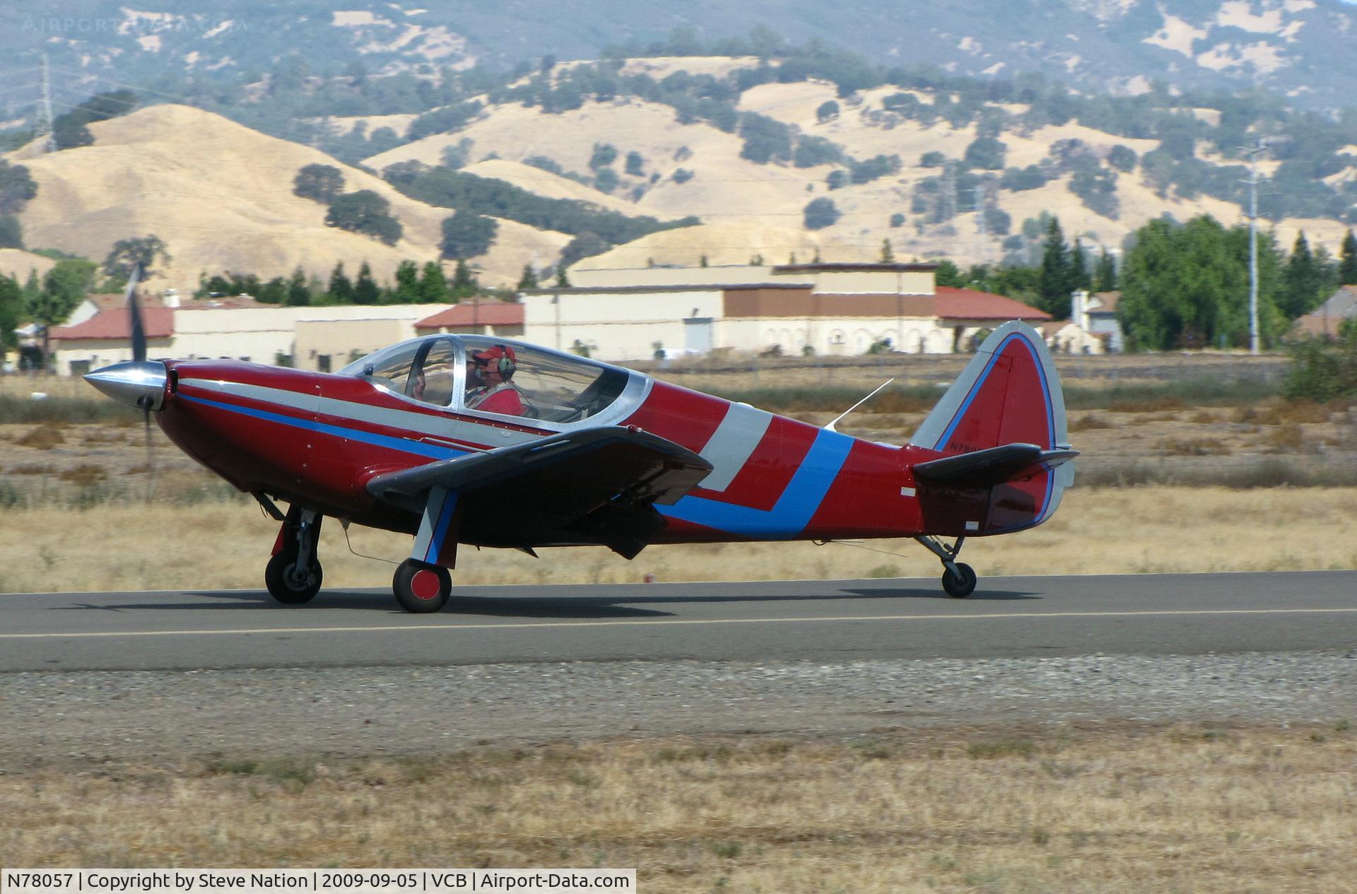 N78057, 1946 Globe GC-1B Swift C/N 2057, 1946 Globe GC-1B rolling out @ 