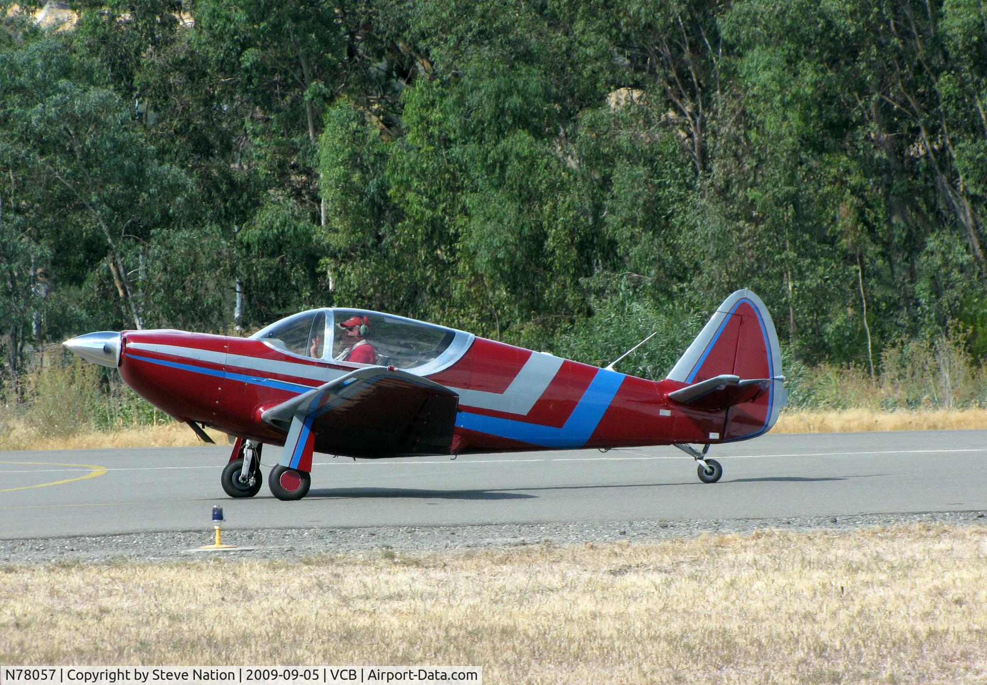 N78057, 1946 Globe GC-1B Swift C/N 2057, 1946 Globe GC-1B turning off RWY @ 