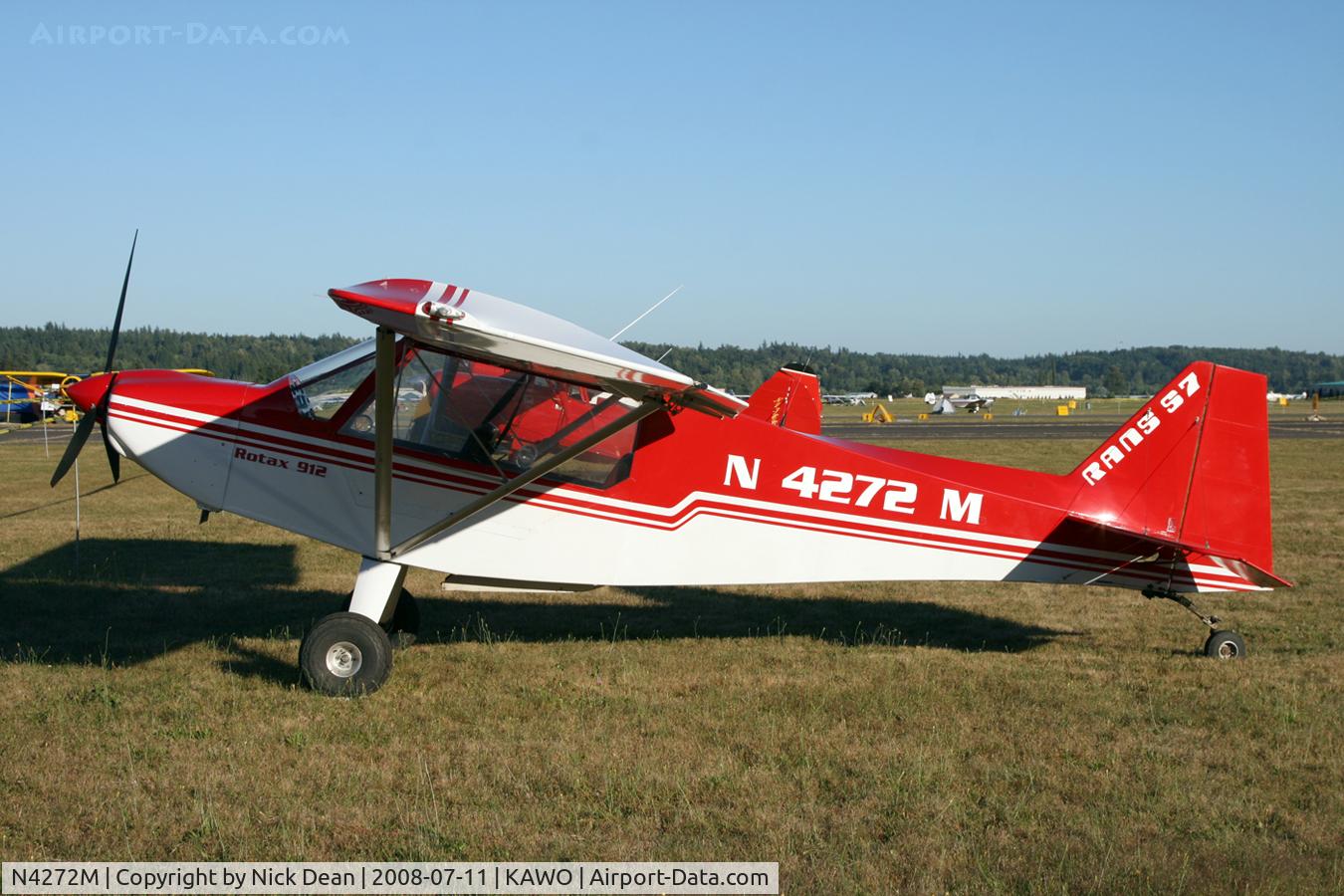 N4272M, Rans S-7 Courier C/N 0693110, KAWO