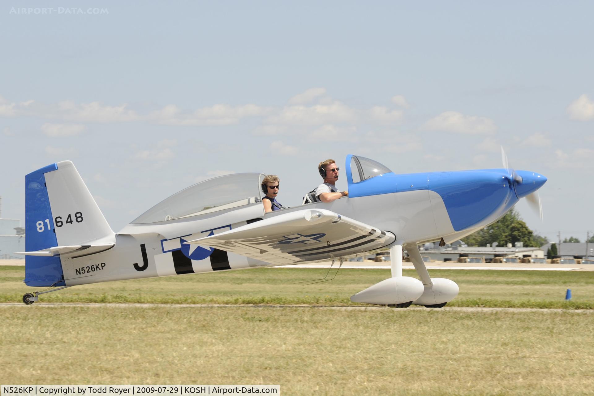 N526KP, 2007 Vans RV-8 C/N 81648, EAA AIRVENTURE 2009