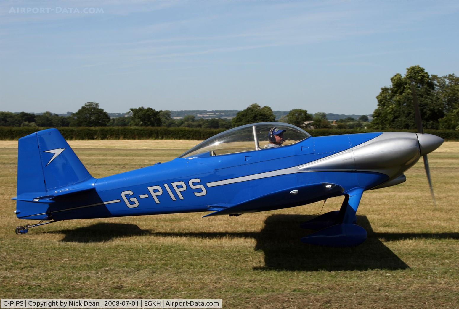 G-PIPS, 1999 Vans RV-4 C/N PFA 181-11883, EGKH