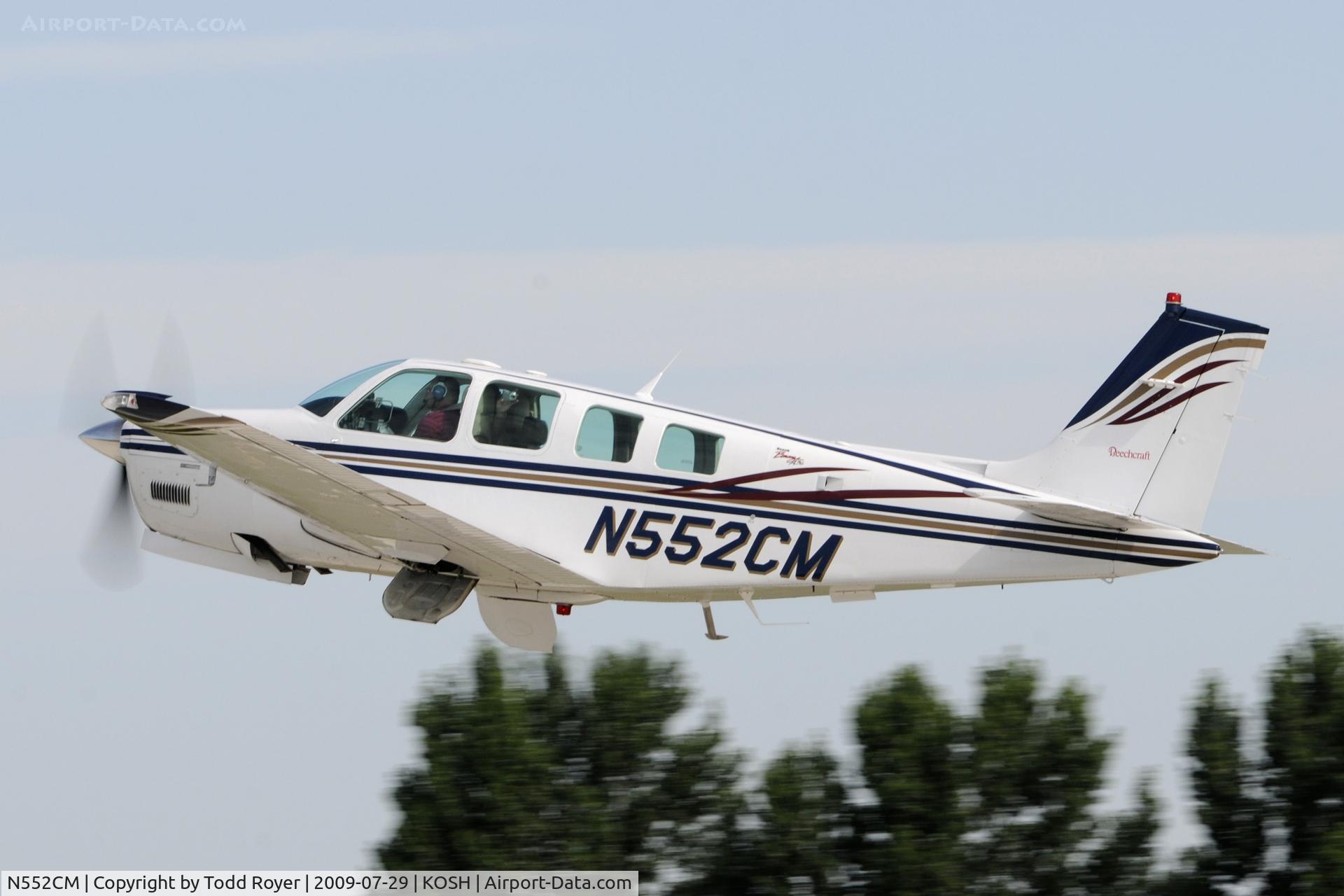 N552CM, 2000 Raytheon Aircraft Company A36 Bonanza C/N E-3337, EAA AIRVENTURE 2009