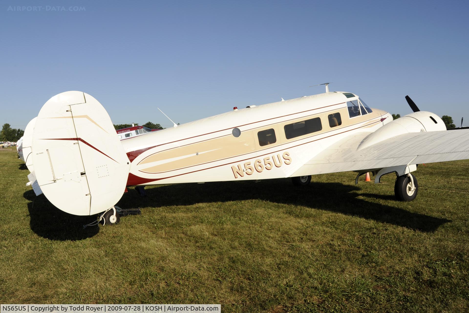 N565US, 1959 Beech G18S C/N BA-469, EAA AIRVENTURE 2009