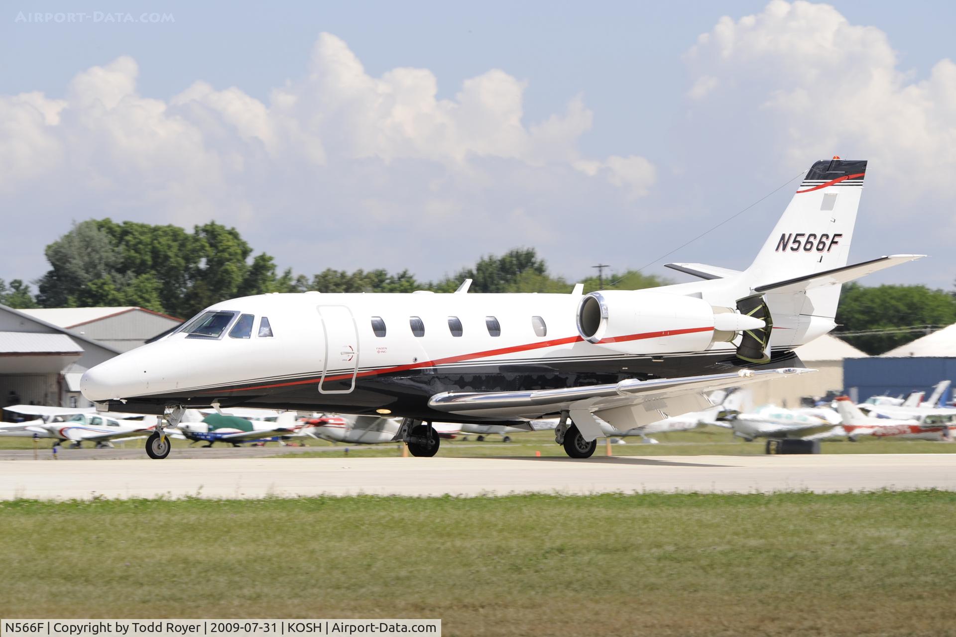 N566F, 2005 Cessna 560XLS Citation Excel C/N 560-5606, EAA AIRVENTURE 2009