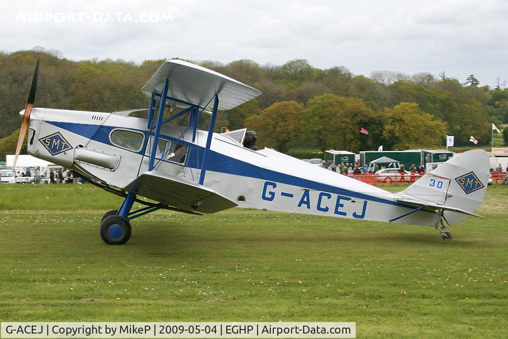G-ACEJ, 1933 De Havilland DH.83 Fox Moth C/N 4069, Pictured during the 2009 Popham AeroJumble event.