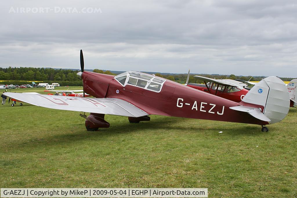 G-AEZJ, 1937 Percival P-10 Vega Gull C/N K.65, Pictured during the 2009 Popham AeroJumble event.