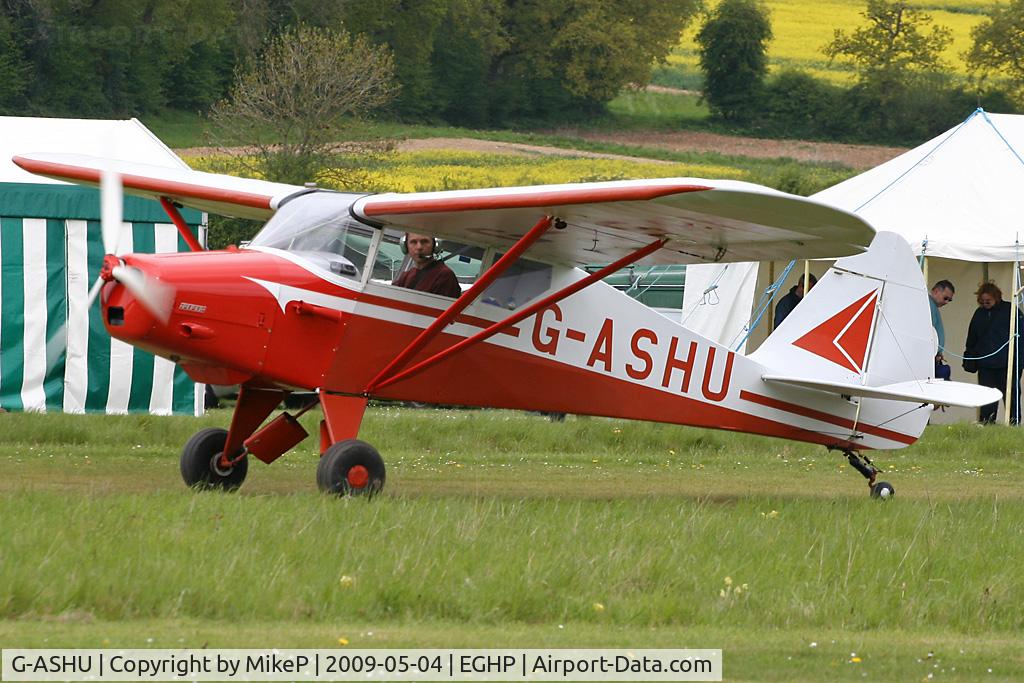 G-ASHU, 1946 Piper PA-15 Vagabond Vagabond C/N 15-46, Pictured during the 2009 Popham AeroJumble event.