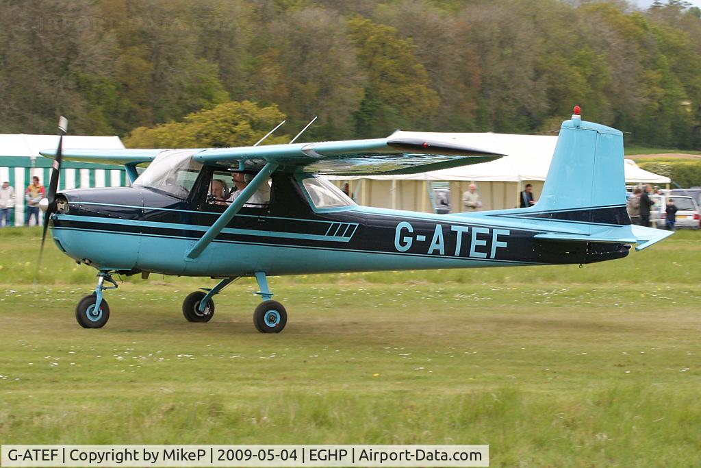 G-ATEF, 1965 Cessna 150E C/N 150-61378, Pictured during the 2009 Popham AeroJumble event.