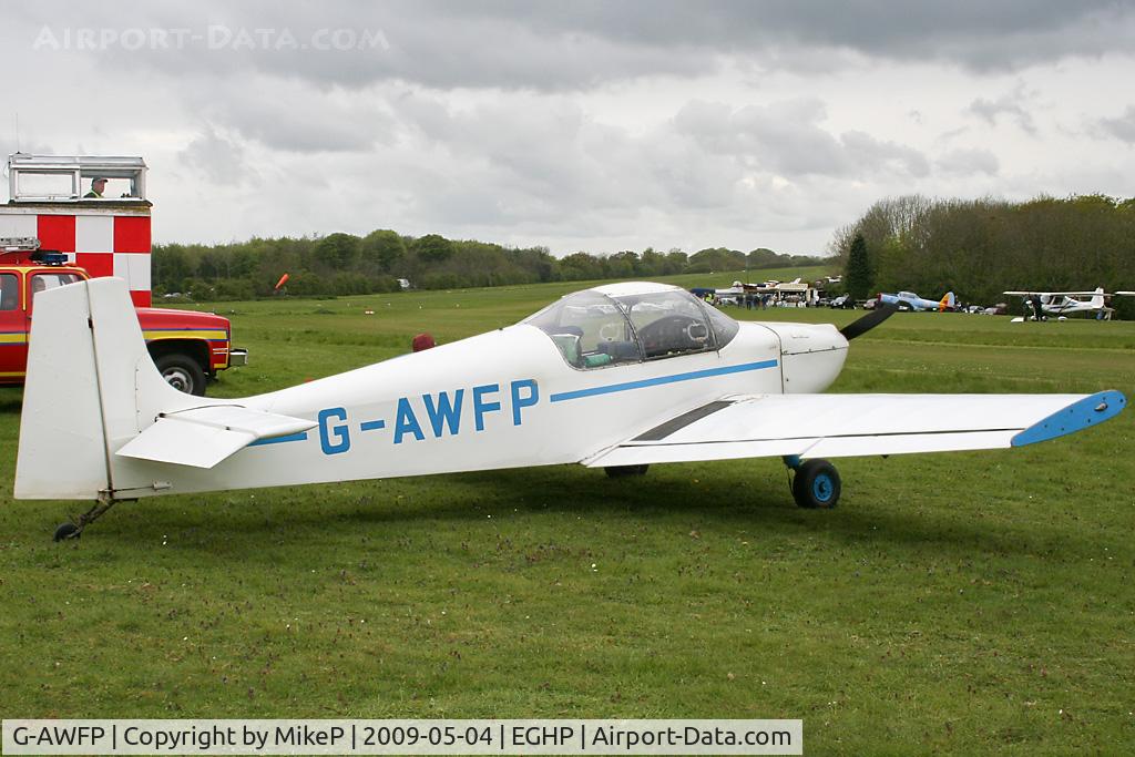 G-AWFP, 1968 Rollason Druine D-62B Condor C/N RAE/631, Pictured during the 2009 Popham AeroJumble event.