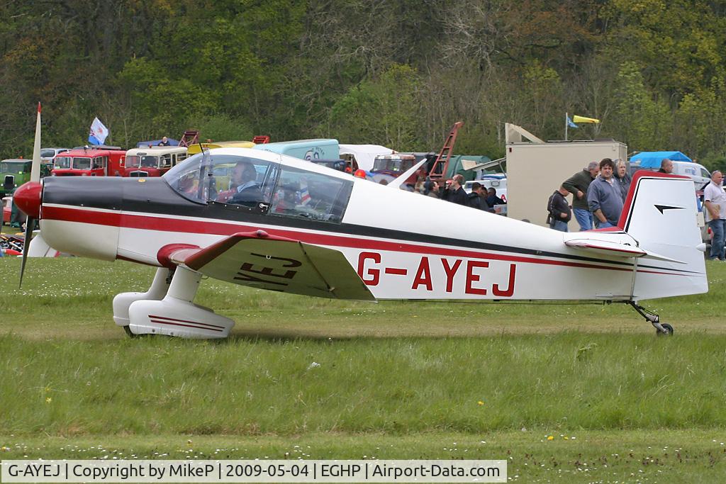 G-AYEJ, 1961 SAN Jodel DR-1050 Ambassadeur C/N 253, Pictured during the 2009 Popham AeroJumble event.