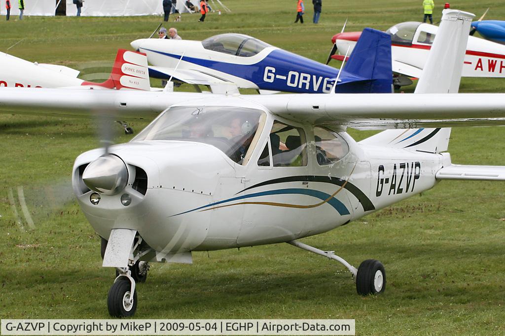 G-AZVP, 1972 Reims F177RG Cardinal RG C/N 0057, Pictured during the 2009 Popham AeroJumble event.