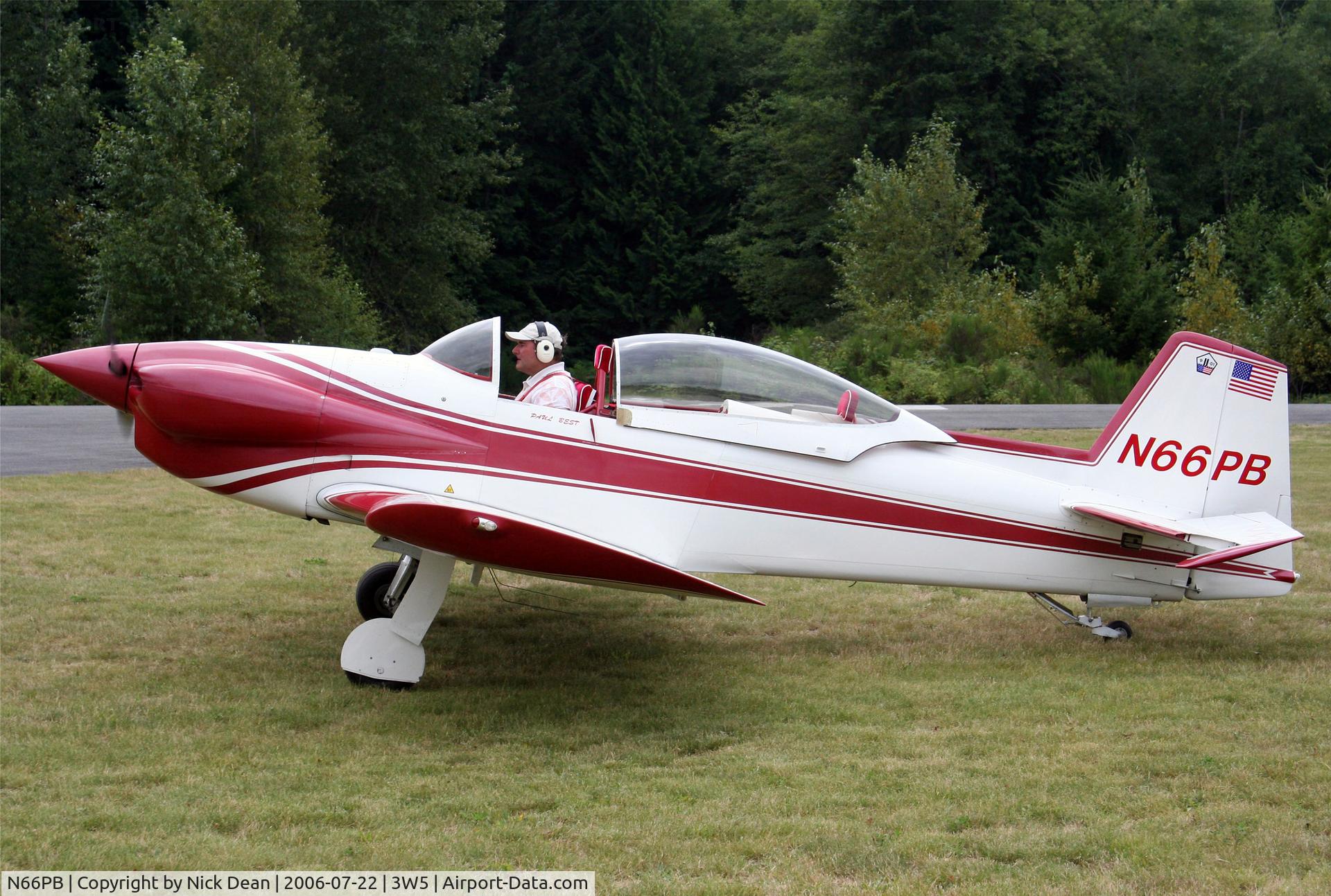 N66PB, 1995 Carr B L RV-4 C/N 2953, 3W5