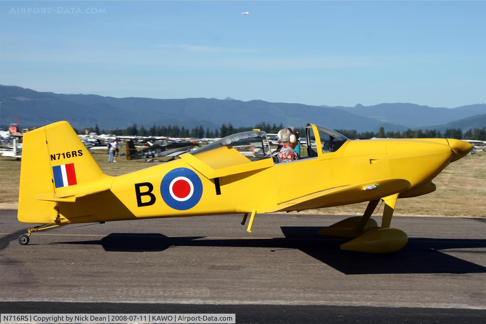 N716RS, 2002 Vans RV-6 C/N 20291, KAWO