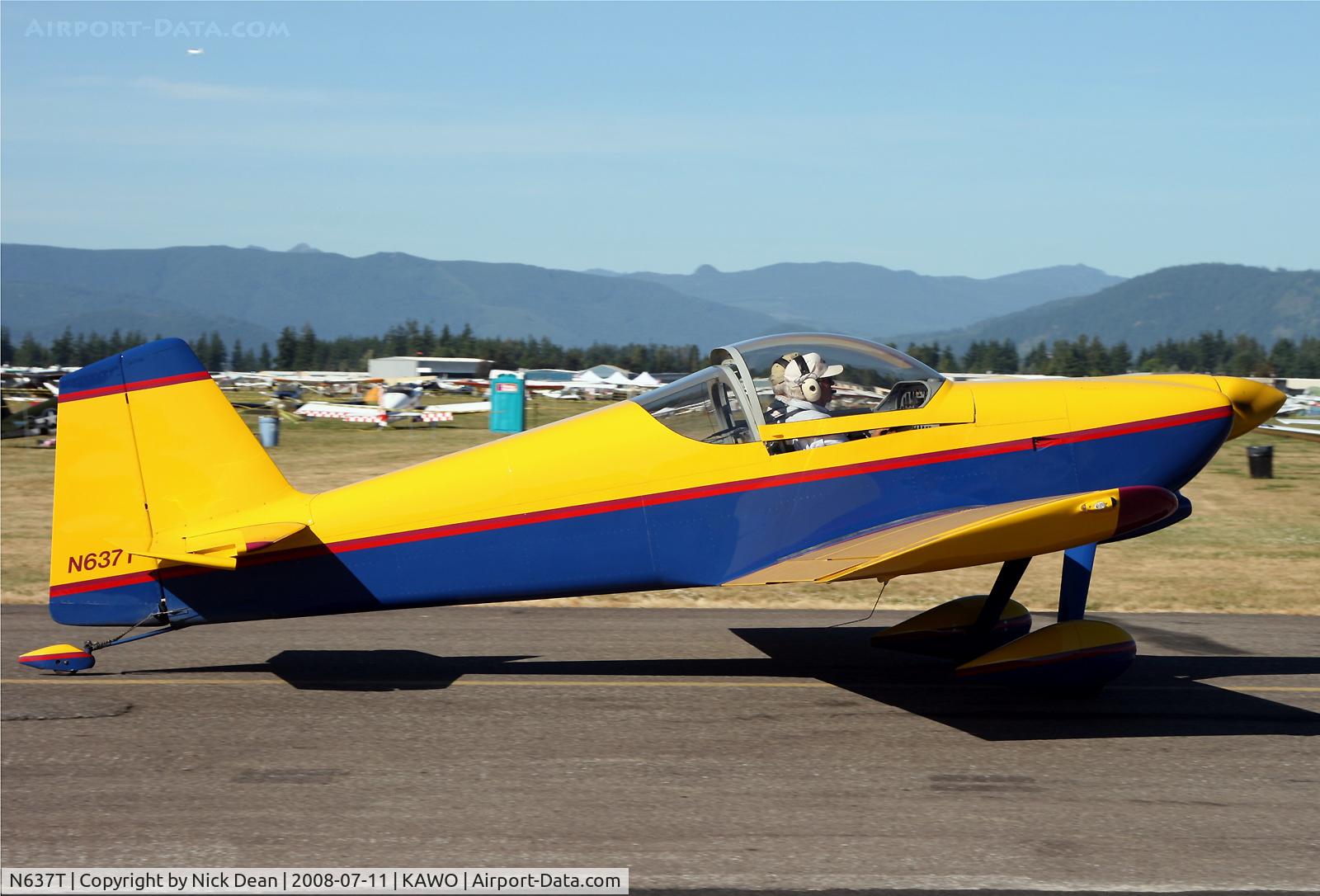 N637T, 2000 Vans RV-6 C/N 60180, KAWO
