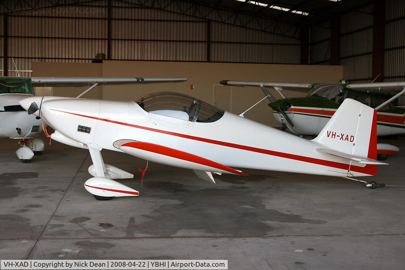 VH-XAD, 2001 Vans RV-6 C/N V123, YBHI