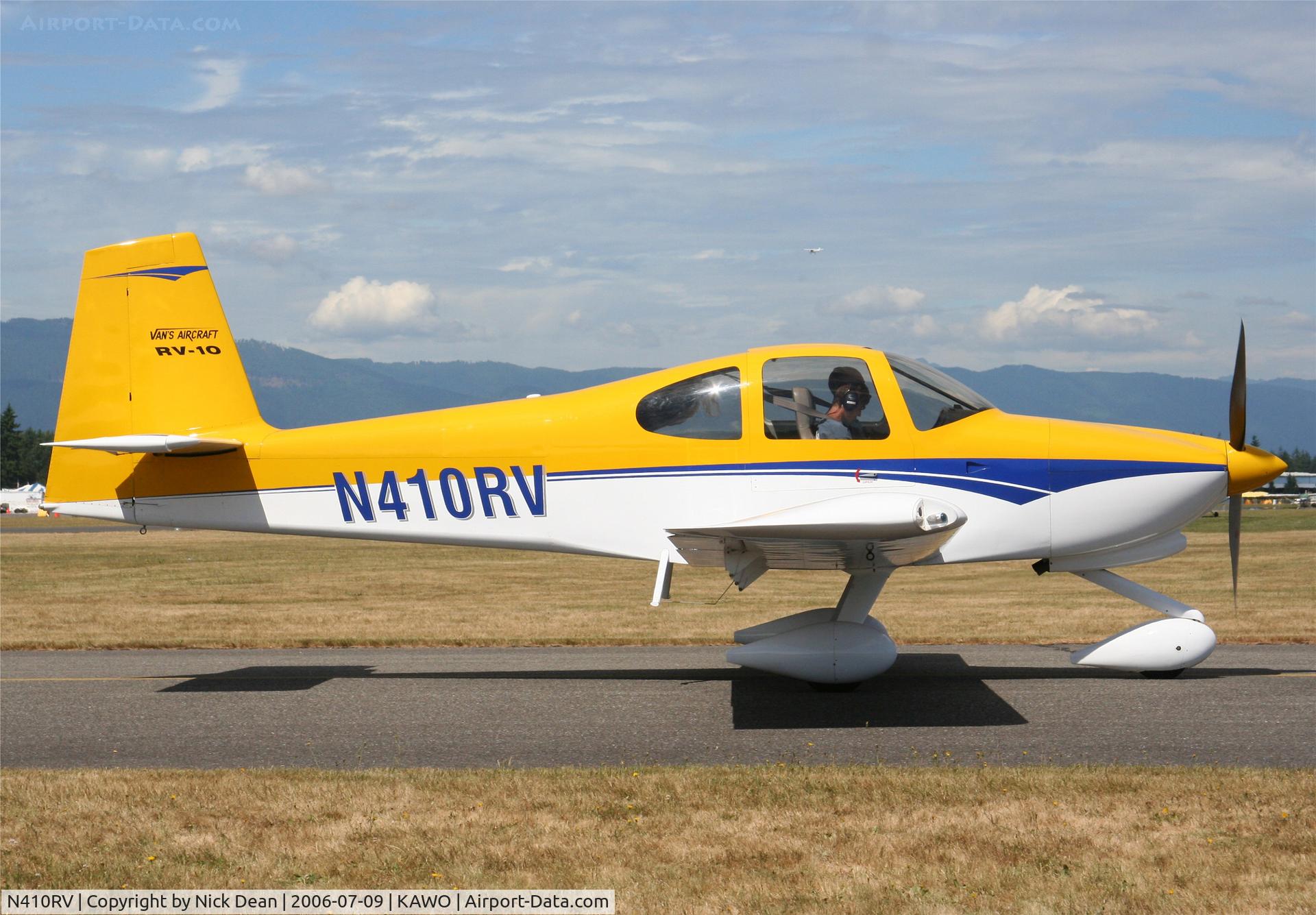N410RV, 2003 Vans RV-10 C/N 1 (N410RV), KAWO