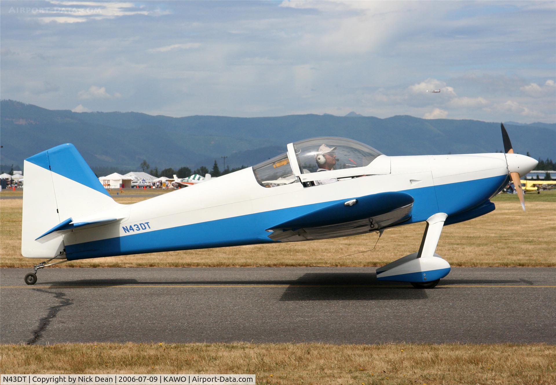 N43DT, 1998 Vans RV-6 C/N 20466, KAWO