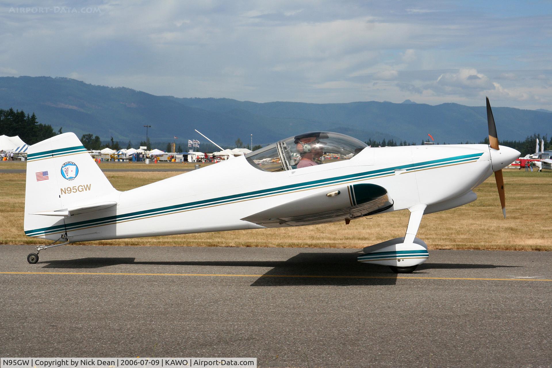 N95GW, 1995 Vans RV-6 C/N 21373, KAWO