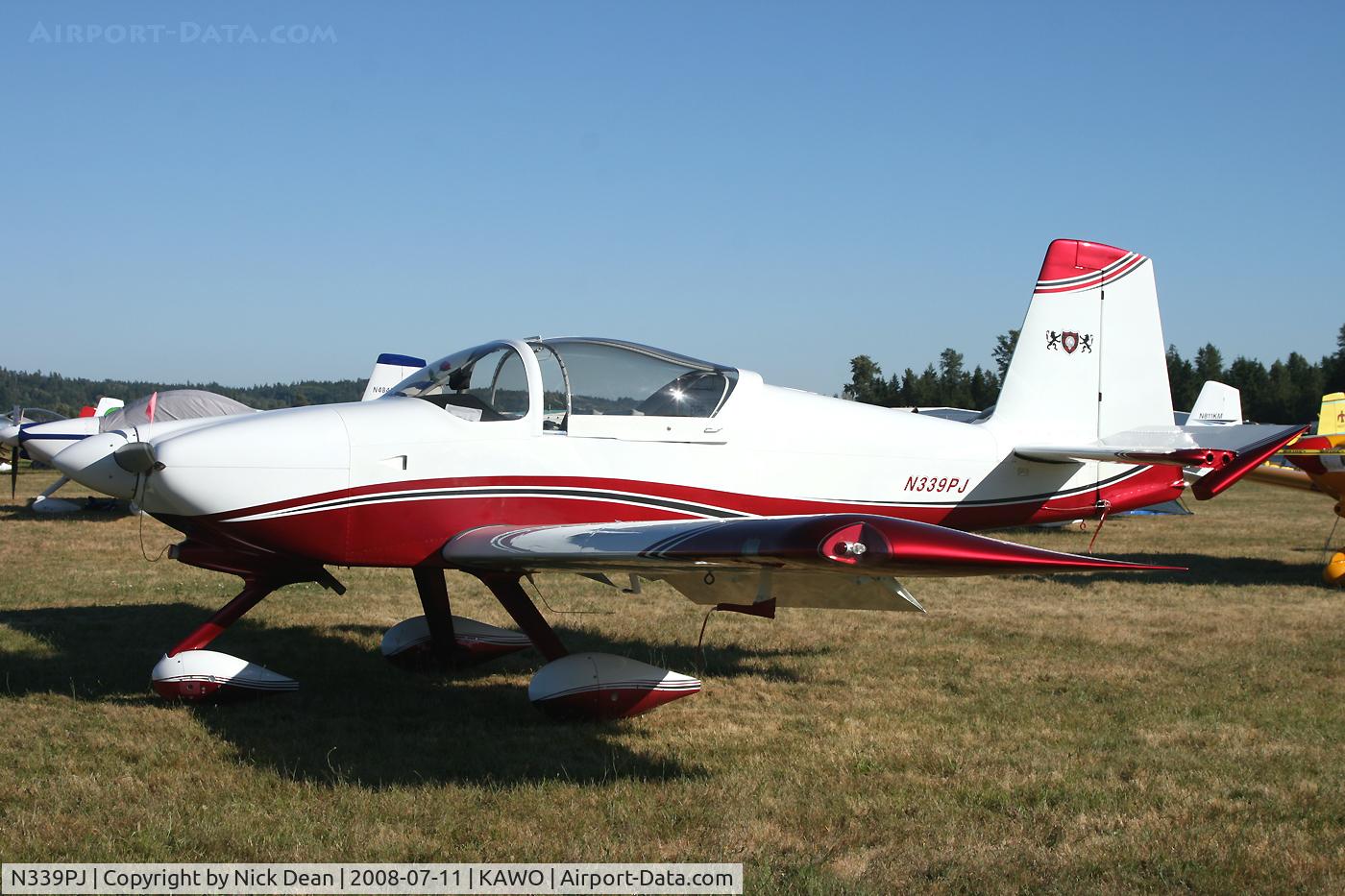 N339PJ, 2006 Vans RV-9A C/N 90589, KAWO