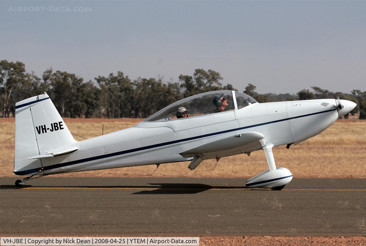 VH-JBE, 1999 Vans RV-8 C/N N441, YTEM