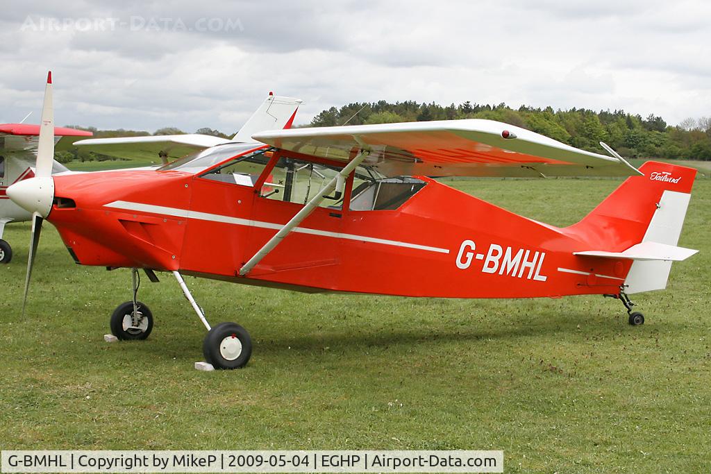 G-BMHL, 1986 Wittman W-8 Tailwind C/N PFA 031-10503, Pictured during the 2009 Popham AeroJumble event.