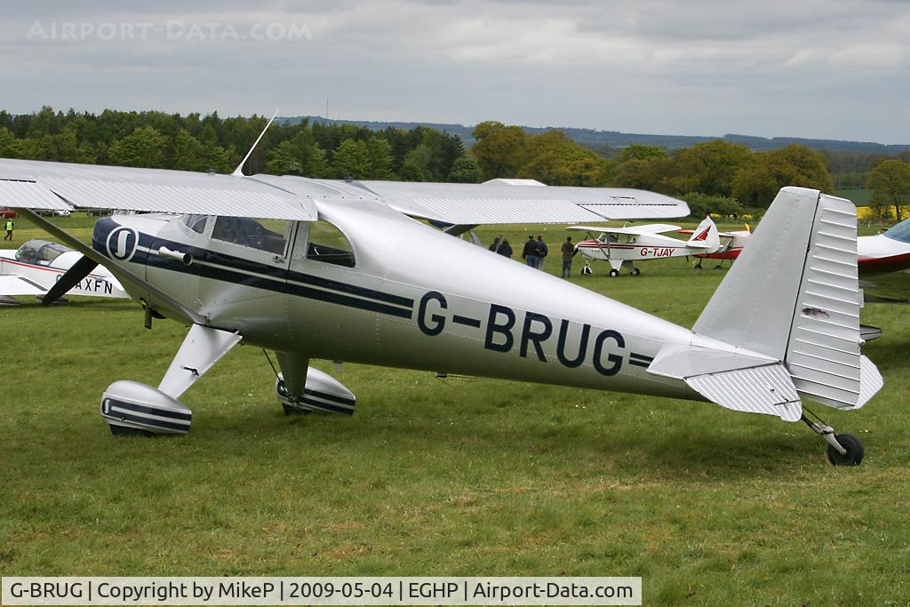 G-BRUG, 1946 Luscombe 8E Silvaire C/N 4462, Pictured during the 2009 Popham AeroJumble event.
