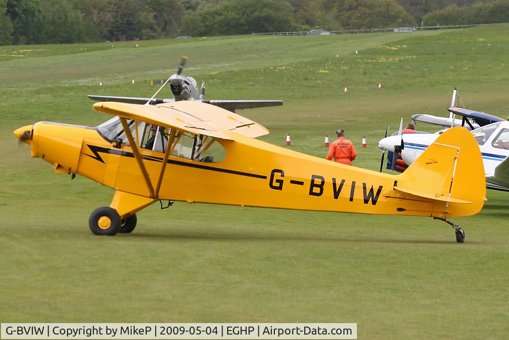 G-BVIW, 1965 Piper PA-18-150 Super Cub C/N 18-8277, Pictured during the 2009 Popham AeroJumble event.