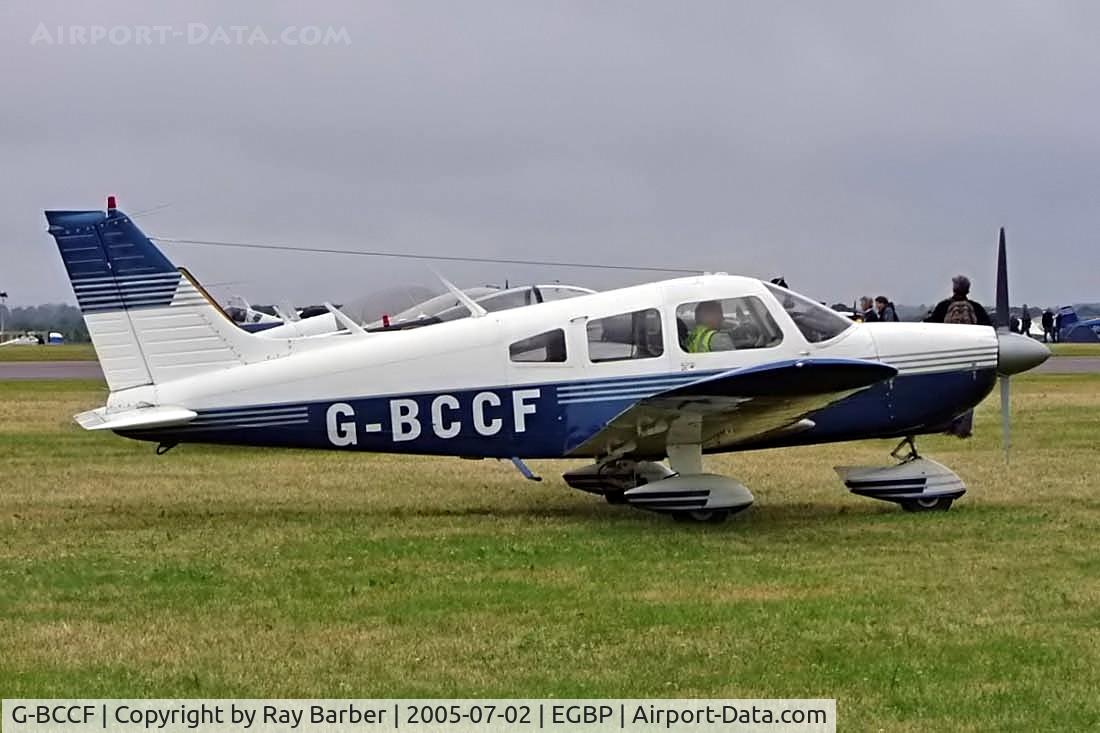 G-BCCF, 1973 Piper PA-28-180 Cherokee Archer C/N 28-7405069, Piper PA-28-180 Cherokee [28-7405069] Kemble~G 02/07/2005. PFA Fly In 2005 Kemble UK.