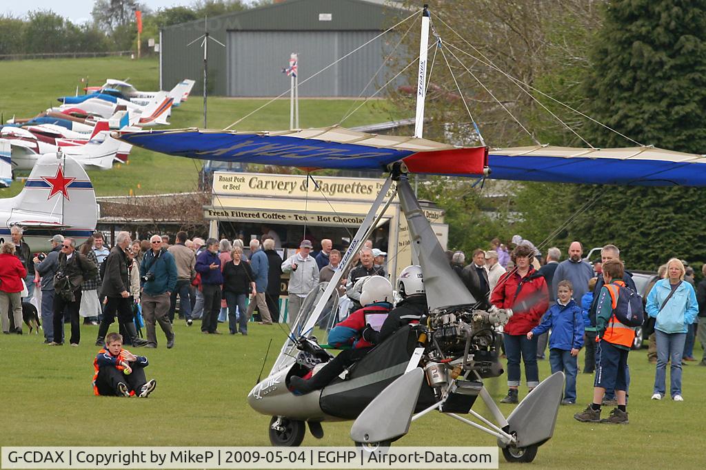 G-CDAX, 2004 Mainair Pegasus Quik C/N 8068, Pictured during the 2009 Popham AeroJumble event.