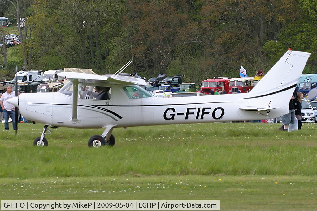 G-FIFO, 1981 Cessna 152 C/N 152-85177, Pictured during the 2009 Popham AeroJumble event.