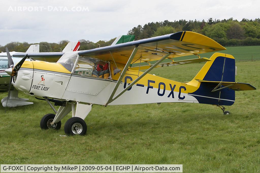 G-FOXC, 1991 Denney Kitfox Mk3 C/N PFA 172-11900, Pictured during the 2009 Popham AeroJumble event.