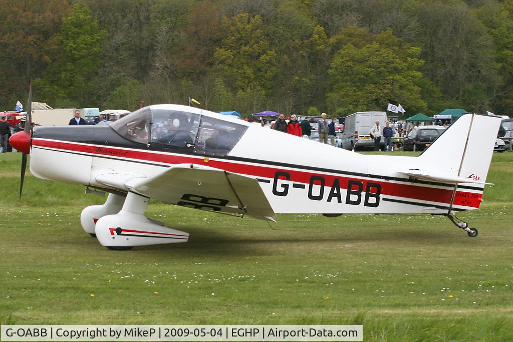 G-OABB, 1962 SAN Jodel D-150 Mascaret C/N 01, Pictured during the 2009 Popham AeroJumble event.
