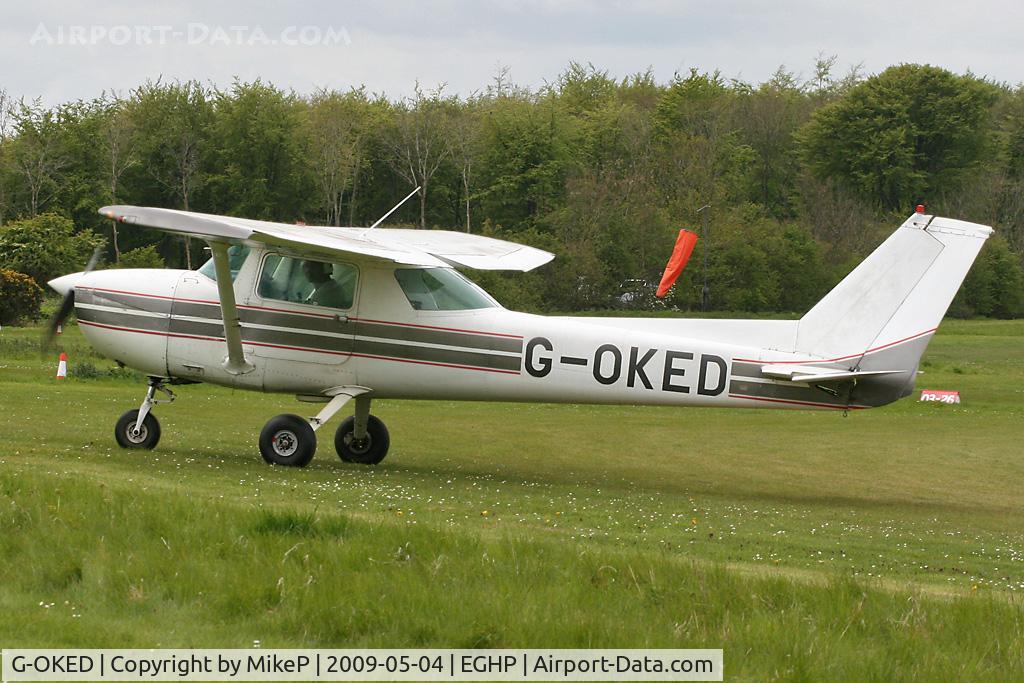 G-OKED, 1973 Cessna 150L C/N 150-74250, Pictured during the 2009 Popham AeroJumble event.