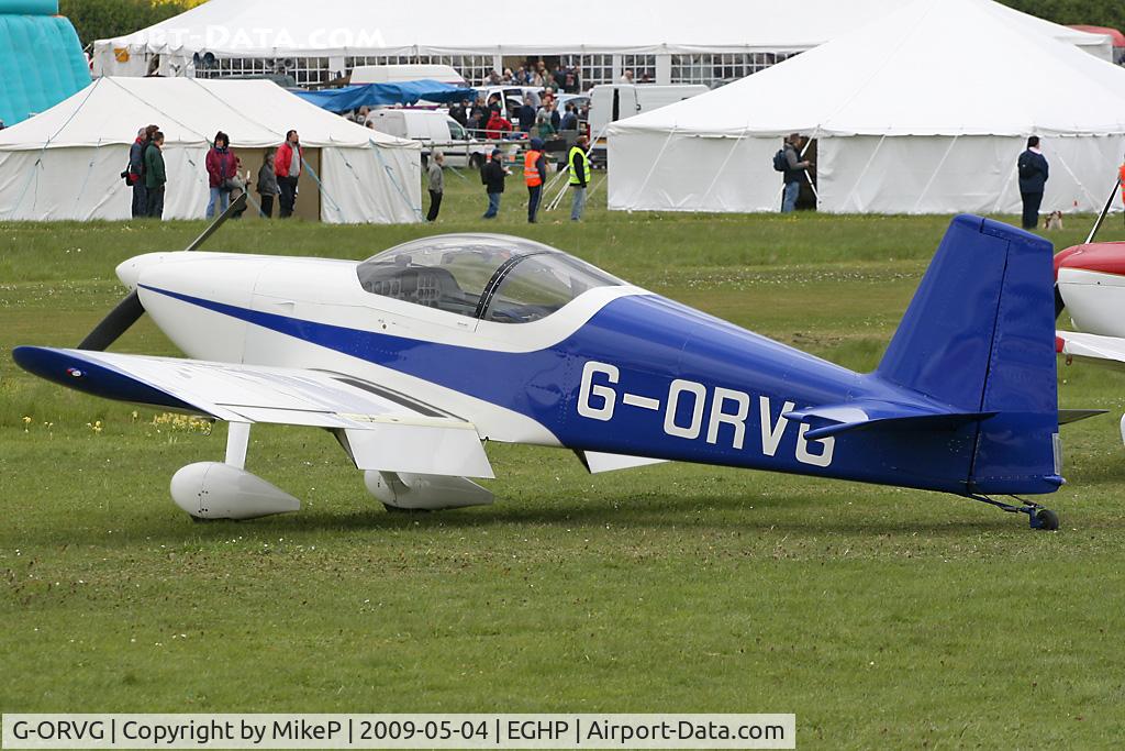 G-ORVG, 2001 Vans RV-6 C/N PFA 181A-13509, Pictured during the 2009 Popham AeroJumble event.