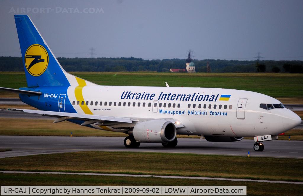 UR-GAJ, 1992 Boeing 737-5Y0 C/N 25192/2262, Ukraine International Boeing 737-500