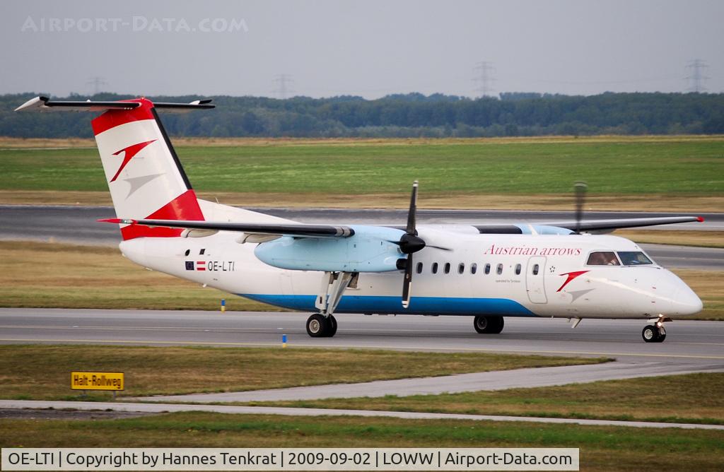 OE-LTI, 1997 De Havilland Canada DHC-8-314Q Dash 8 C/N 466, Austrian arrows Dash8-Q300