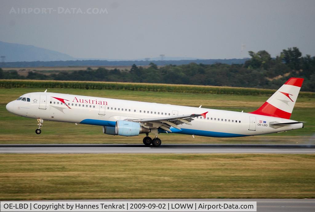 OE-LBD, 1998 Airbus A321-211 C/N 920, Austrian Airlines Airbus A321