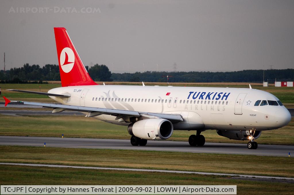 TC-JPF, 2006 Airbus A320-232 C/N 2984, Turkish Airlines Airbus A320