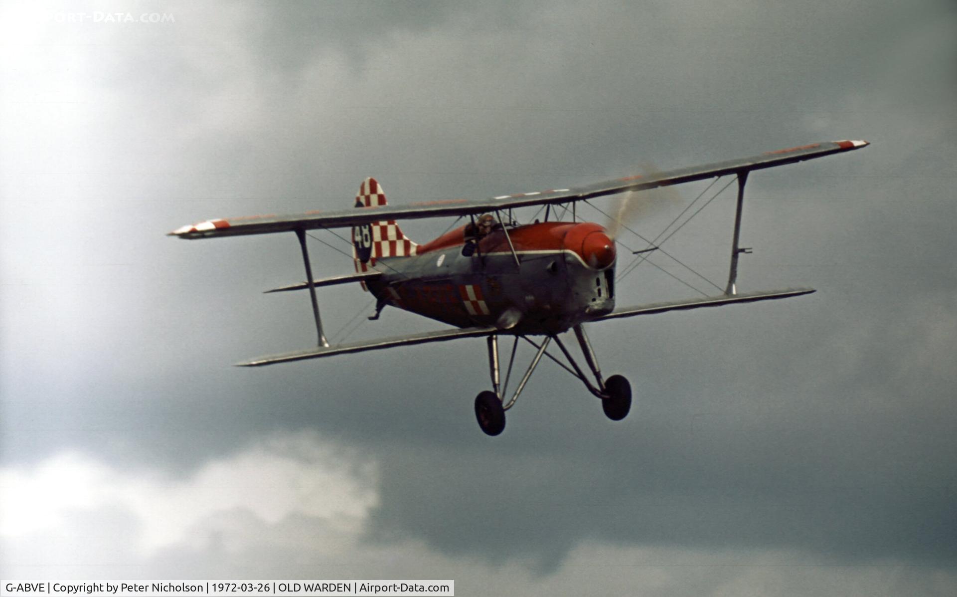 G-ABVE, 1932 Arrow Active 2 C/N 2, Arrow Active 2 seen at Old Warden in the Spring of 1972 - 37 years ago !!