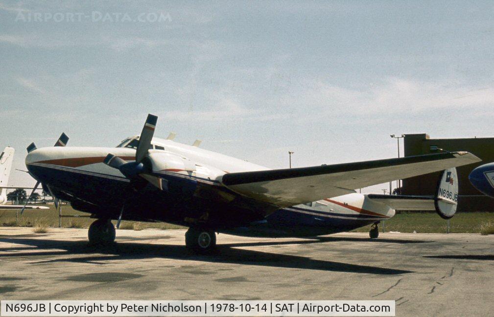 N696JB, Howard 500 C/N 500-111, Howard 500 seen at San Antonio in October 1978.