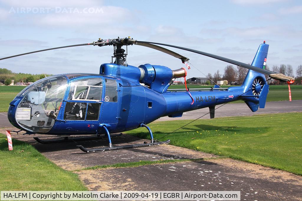 HA-LFM, 1976 Aerospatiale SA-341G Gazelle C/N 1301, Aerospatiale SA.342L during the 2009 John McLean Trophy aerobatic competition; previously G-HTPS.