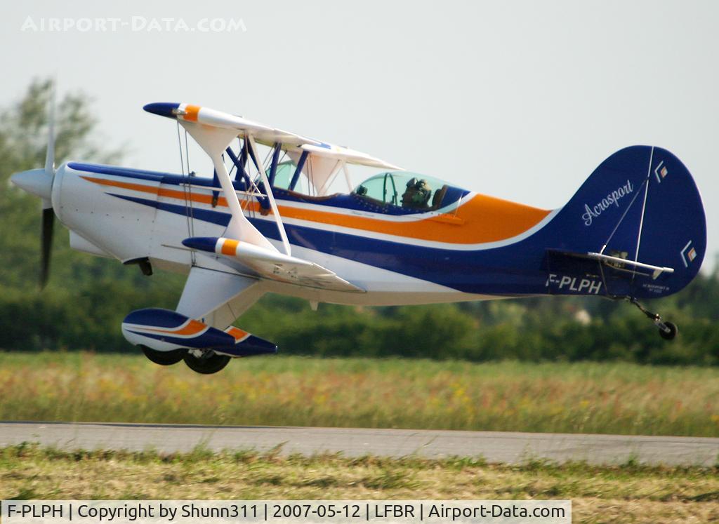 F-PLPH, EAA Acro Sport II C/N 1222, Displayed during Air Expo Airshow 2007