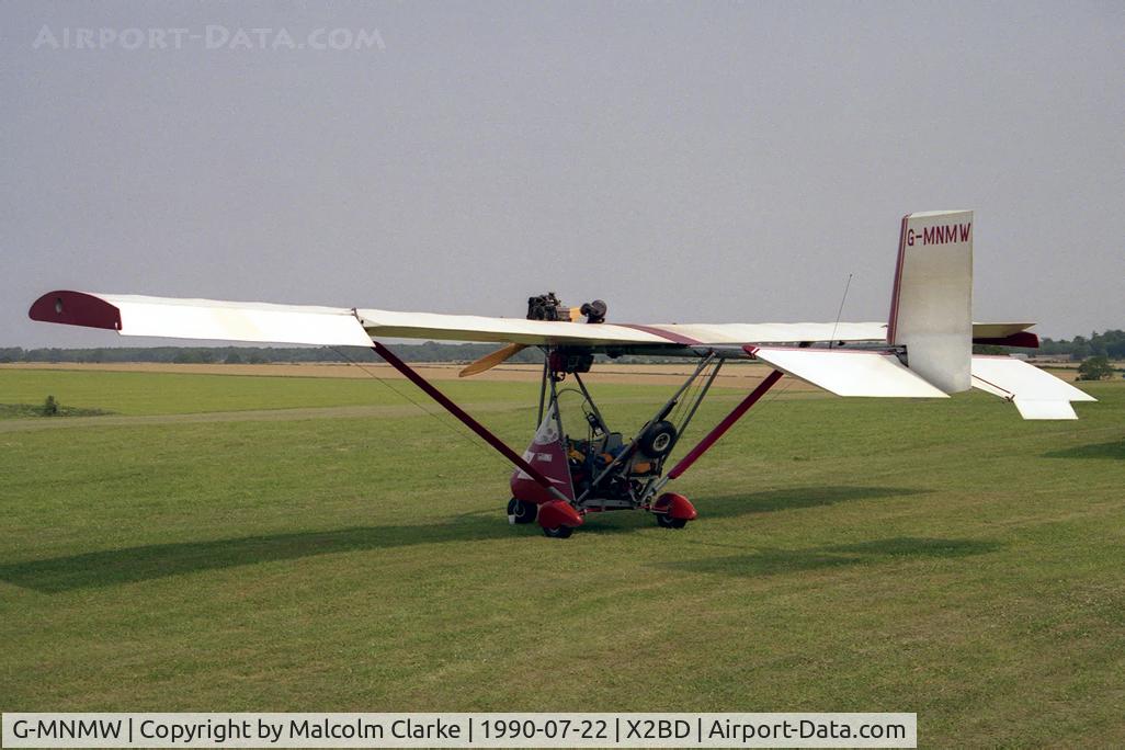 G-MNMW, 1986 Whittaker MW-6-1-1 Merlin C/N PFA 164-11144, MW6-1-1 at Badminton's Air Day in 1990, held in the grounds of Badminton House, Gloucs, UK