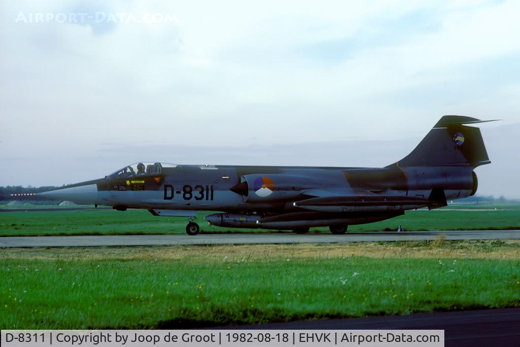 D-8311, Lockheed F-104G Starfighter C/N 683-8311, Volkel resident