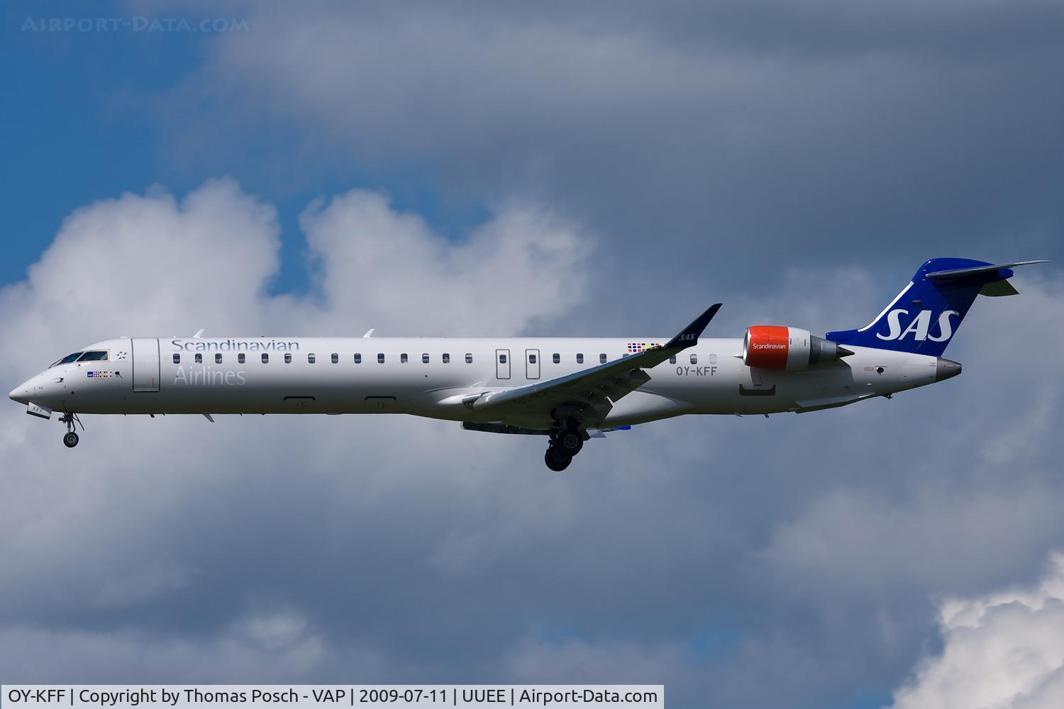OY-KFF, 2009 Bombardier CRJ-900 (CL-600-2D24) C/N 15231, Scandinavian Airlines - SAS