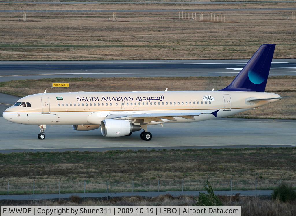 F-WWDE, 2009 Airbus A320-214 C/N 4092, C/n 4092 - To be HZ-ASI