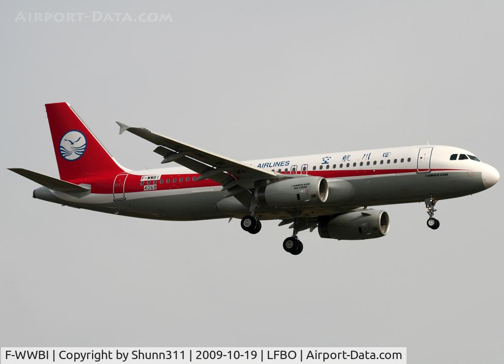 F-WWBI, 2009 Airbus A320-214 C/N 4068, C/n 4068 - To be B-6621