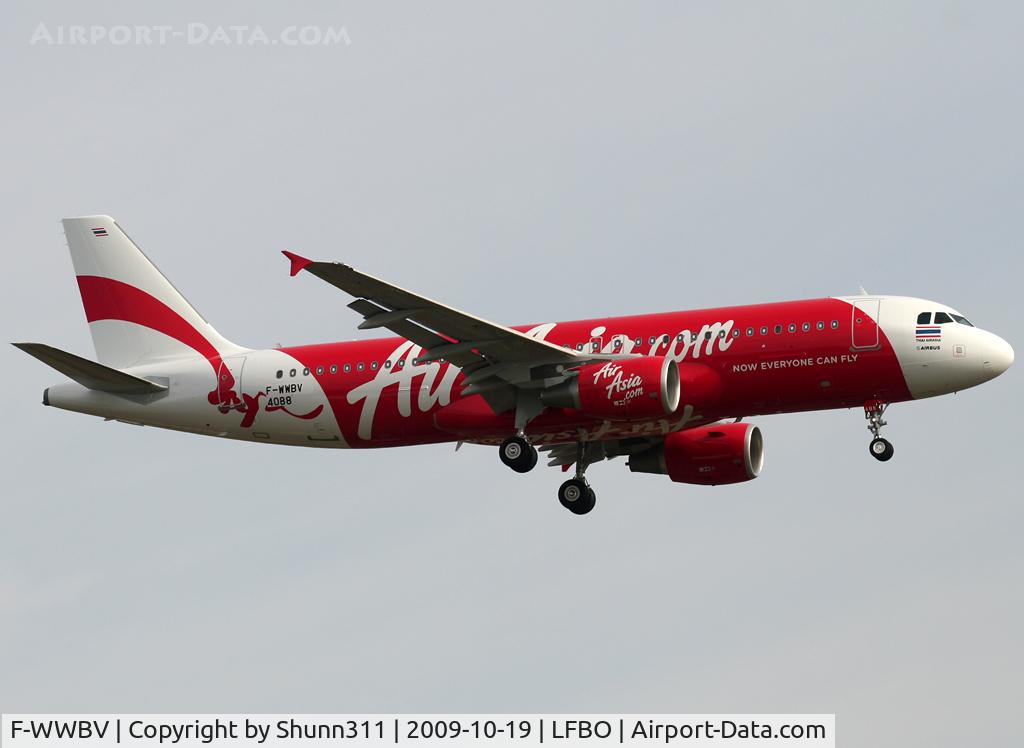 F-WWBV, 2009 Airbus A320-216 C/N 4088, Cn 4088 - To be HS-ABK