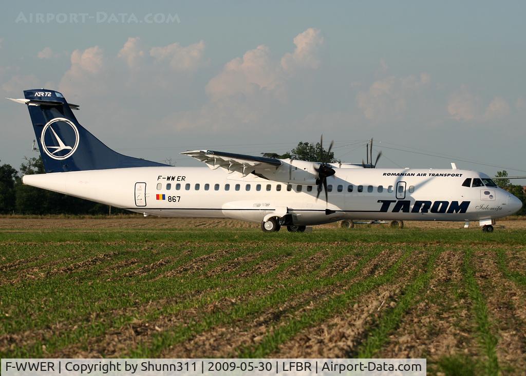 F-WWER, 2009 ATR 72-212A C/N 867, C/n 867 - Used as a demo aircraft during Air Expo Airshow 2009