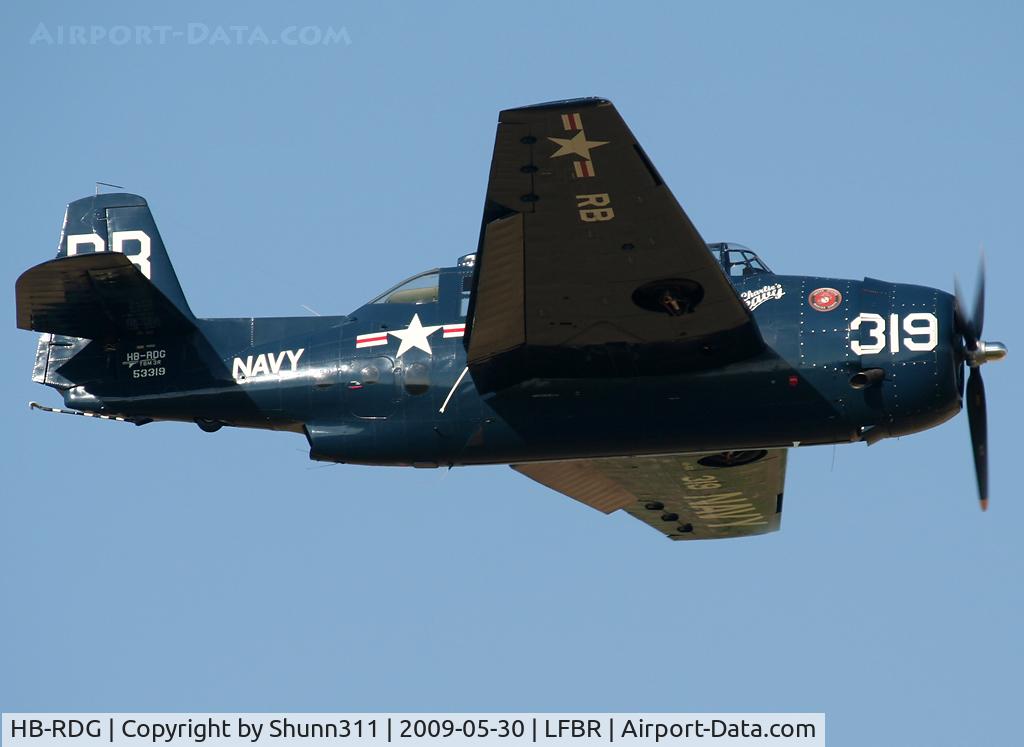 HB-RDG, 1945 Grumman TBM-3R Avenger C/N 3381, During Air Expo Airshow 2009